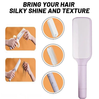 Rotatable Self Cleaning Hair Brush